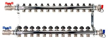 Коллектор Рехау HKV 12 (на двенадцать контуров) для радиаторного отопления (12181213001)