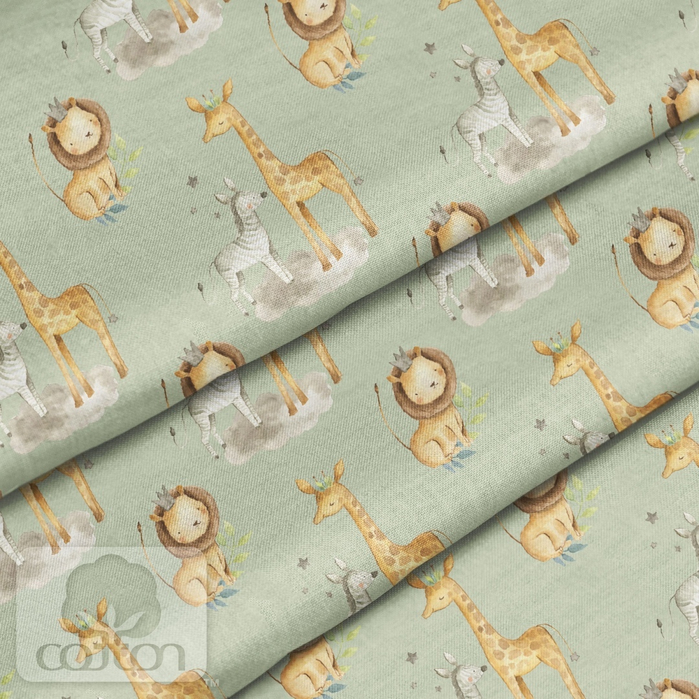 Отрез хлопка "Король Лев"