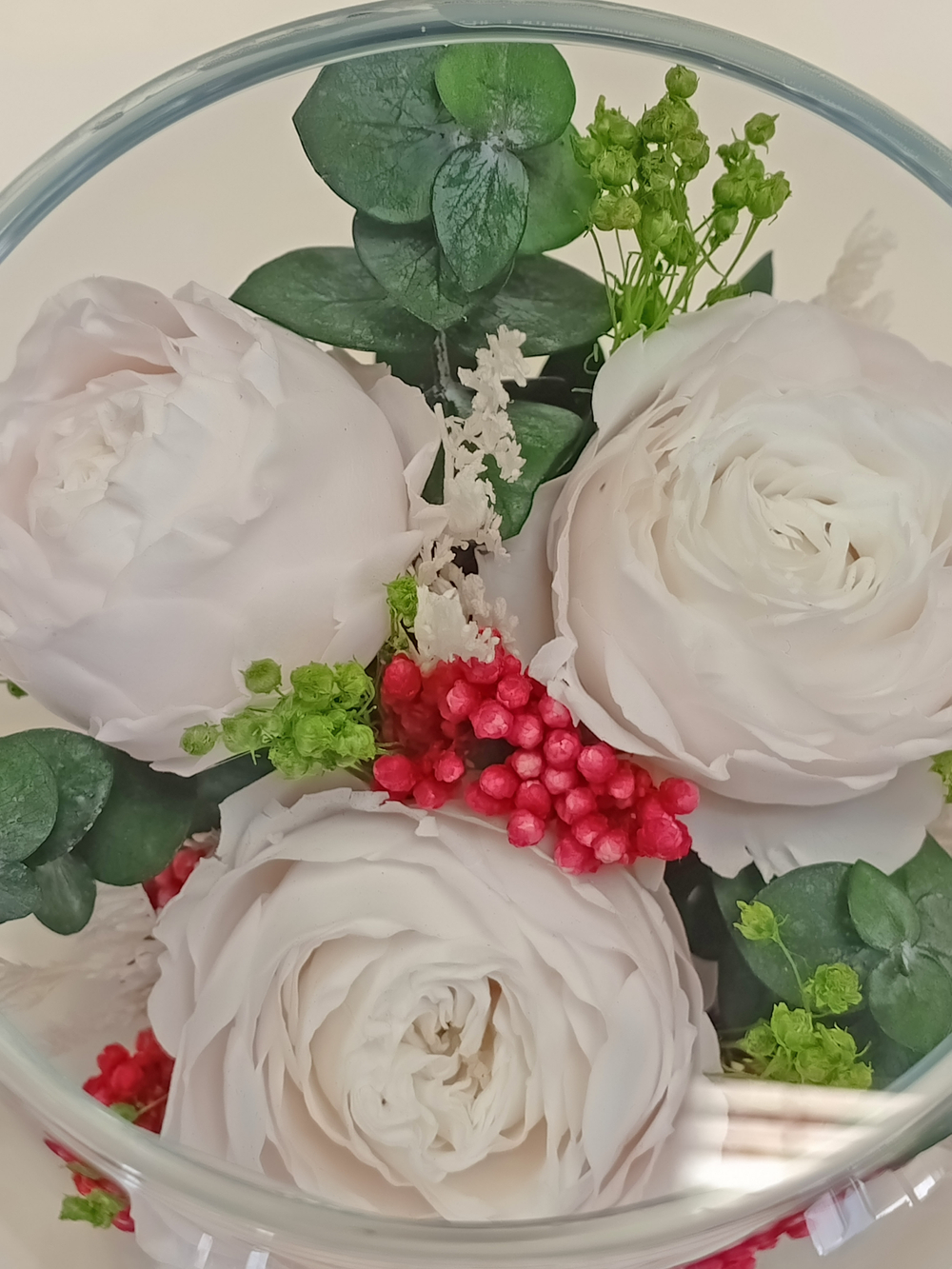 натуральные пионы в стекле, вакуум*