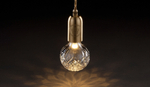 Pendant design lamp Crystal Bulb by Lee Broom (3 suspension)