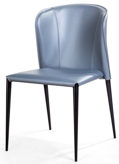 Стул Albert, синяя кожа