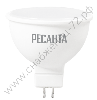Лампа светодиодная РЕСАНТА LL-R-MR16-7W-230-3K-GU5.3