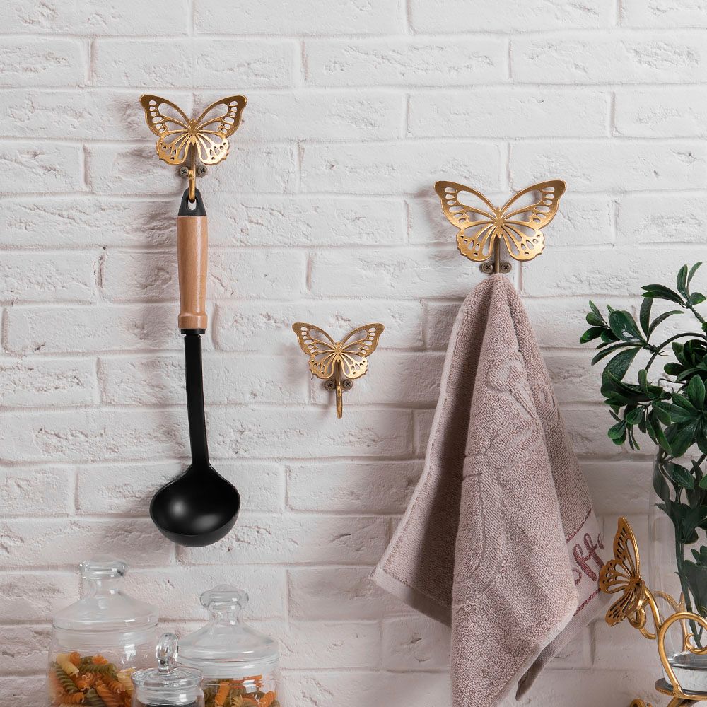 Крючок Бабочка Эир большой Амбер