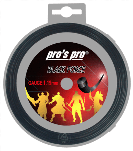 Теннисные струны Pro's Pro Black Force (12 m)