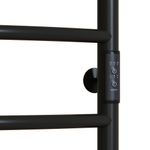 Полотенцесушитель MIXLINE CAPELLA  80х50 (таймер, 253 Вт, 6 перекладин) электрический ЧЕРНЫЙ