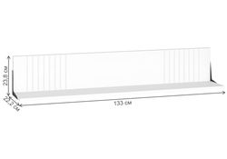 Модульная гостиная Вестра белый шагрень комплектация 3