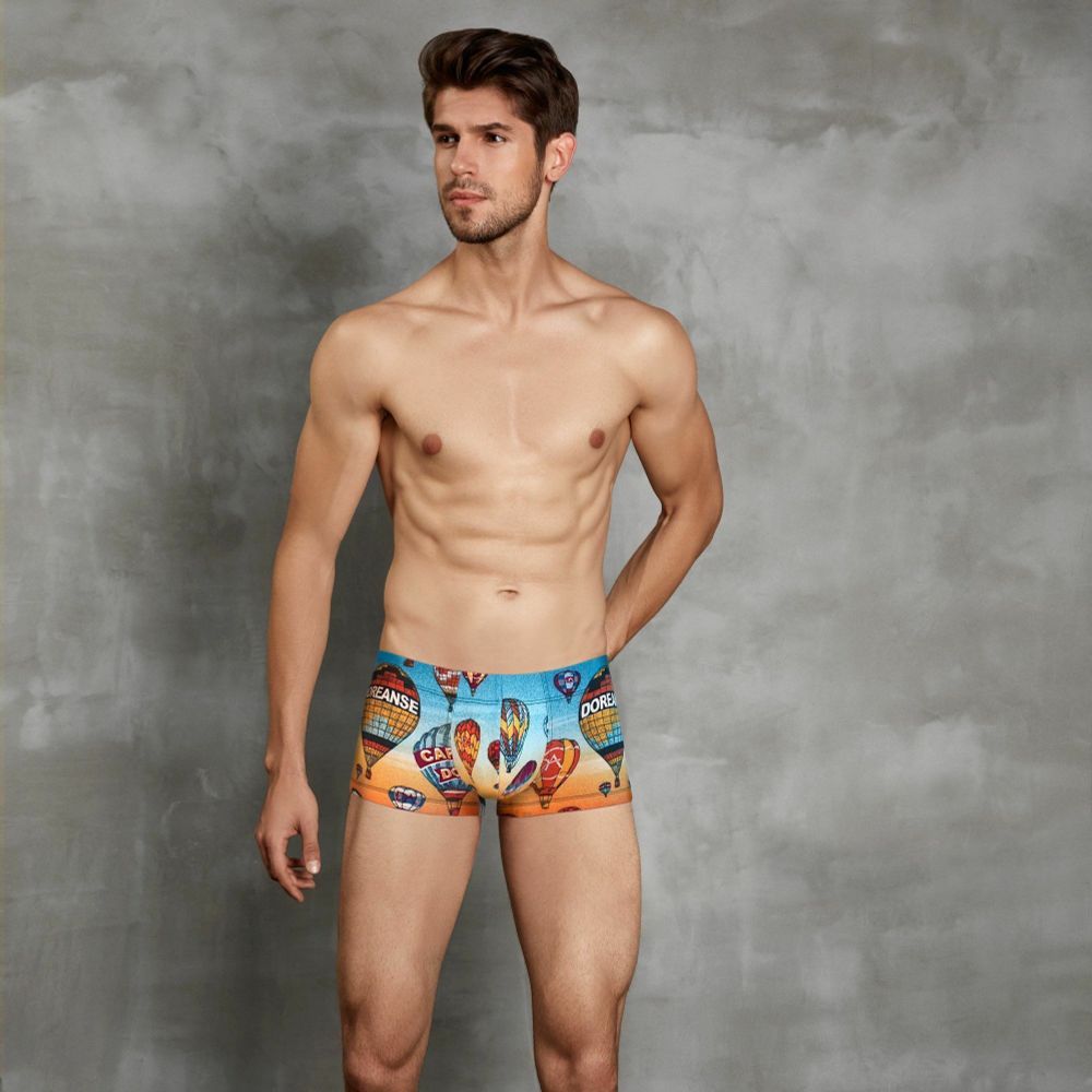 Мужские трусы боксеры голубые Doreanse Cappadocia 1719