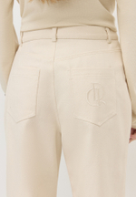 Брюки прямые из хлопка