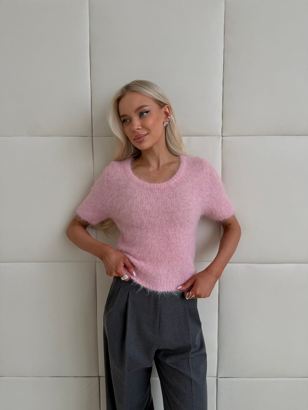 Джемпер Пушистик розовый