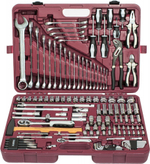 UTS0128 Набор инструмента универсальный 1/4", 1/2"DR, 128 предметов