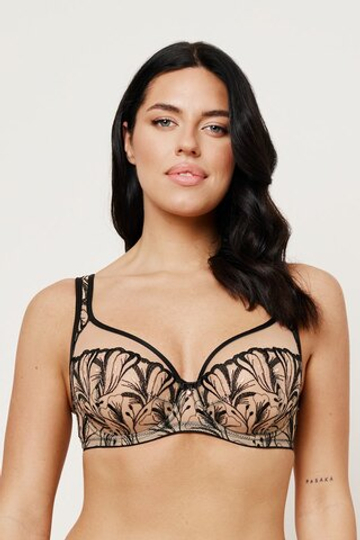 REBECCA BEIGE/BLACK Soft Full Cup Бюст