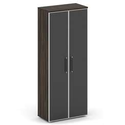 Shift Шкаф высокий широкий SK.ST-1.10R black Дуб Мали/Стекло Black 800*420*1977