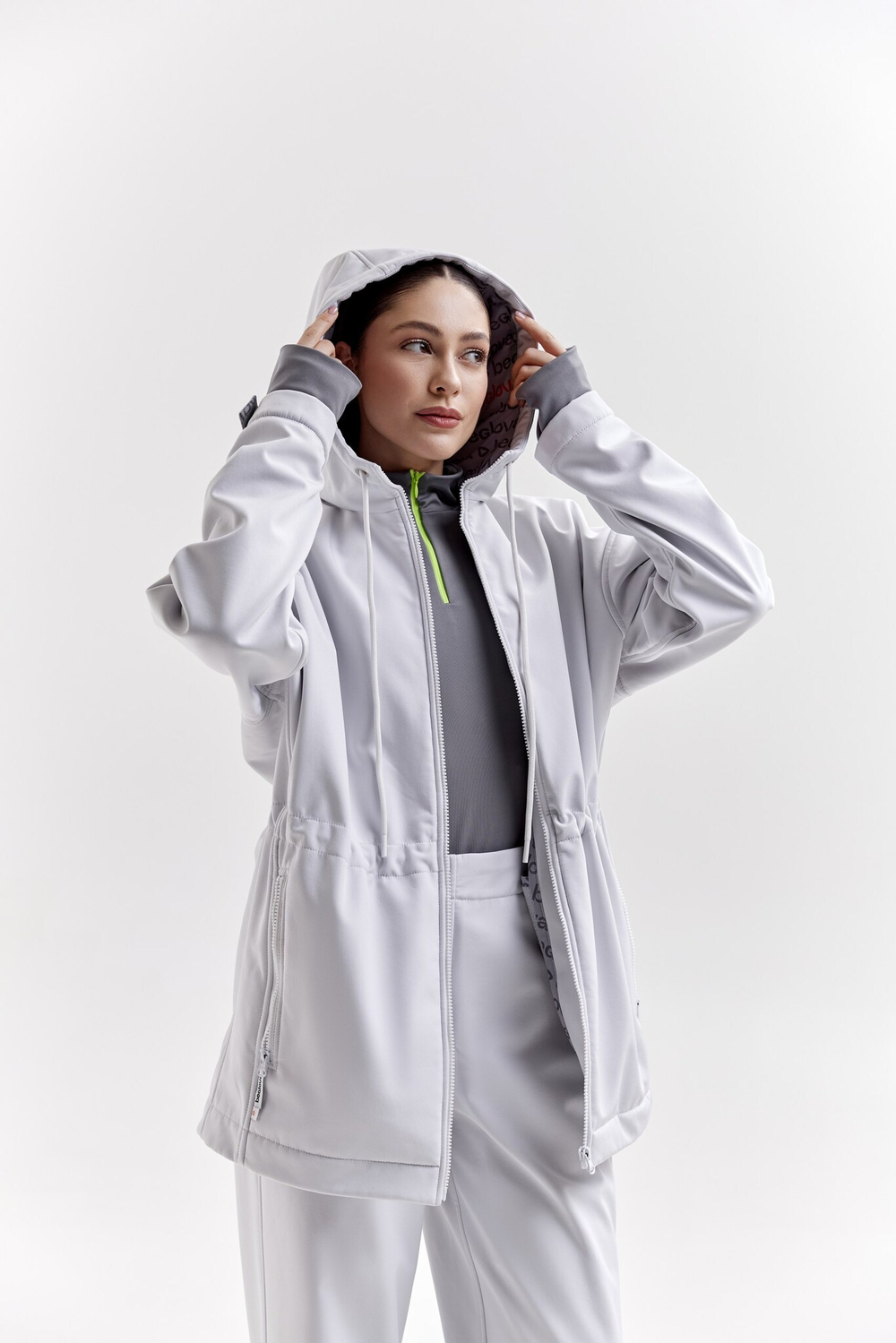 Куртка демисезонная жемчужная