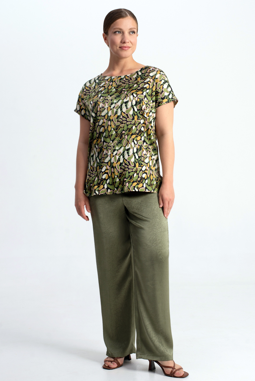 Блузка женская 3256зпа, Авокадо #110Ав093256зпа