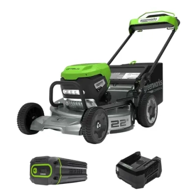 Аккумуляторная газонокосилка Greenworks LM221SK8 82В (1 x 5 Ач, ЗУ) нож 56 см, 2519407U8