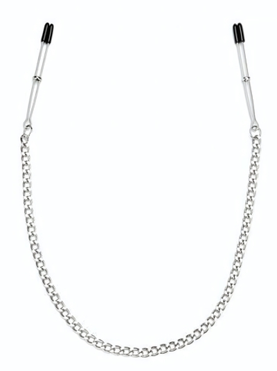 Регулируемые зажимы-пинцеты с серебристой цепочкой (Цвет: серебристый)