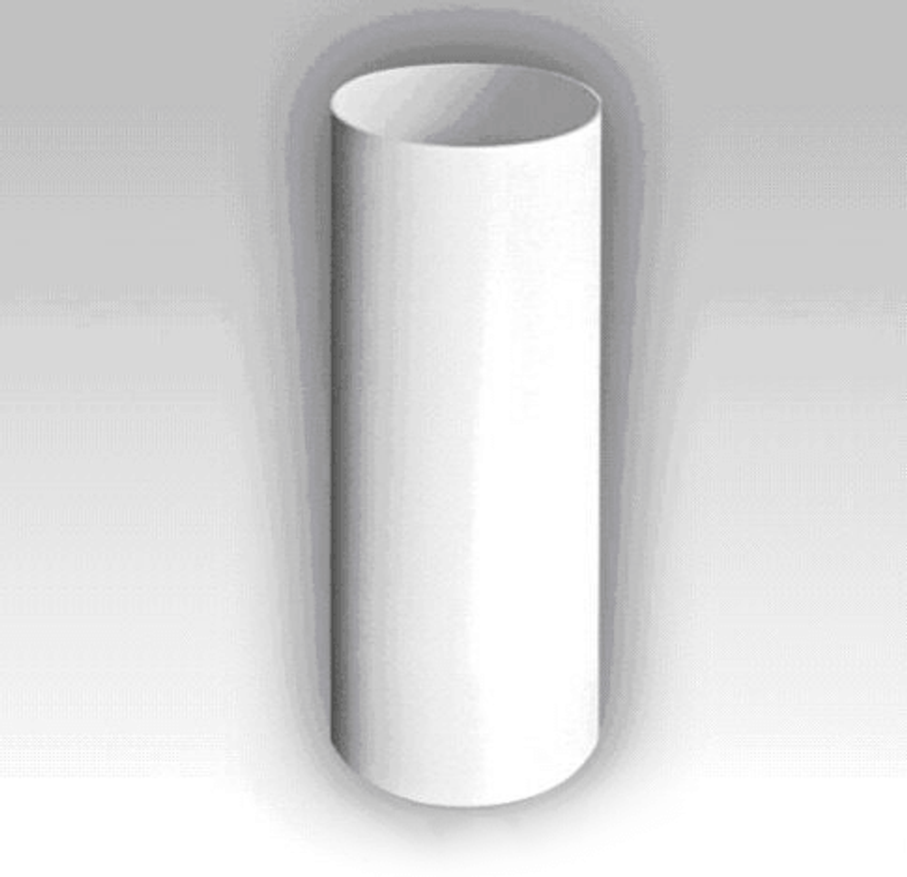 Воздуховод пластиковая труба ERA d150 мм, 0.5 м, 15ВП