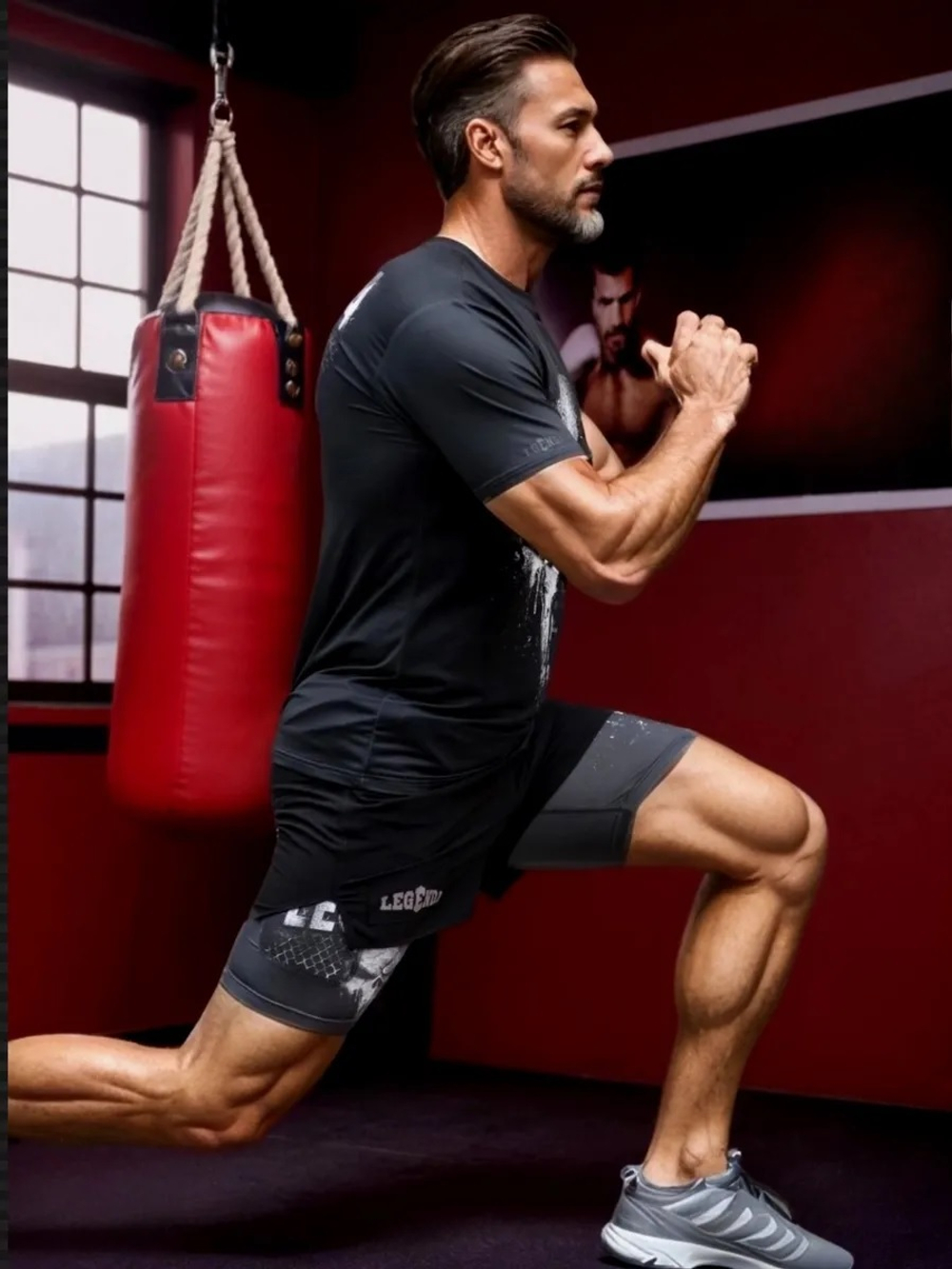 Футболка тренировочная Череп Каратель черная