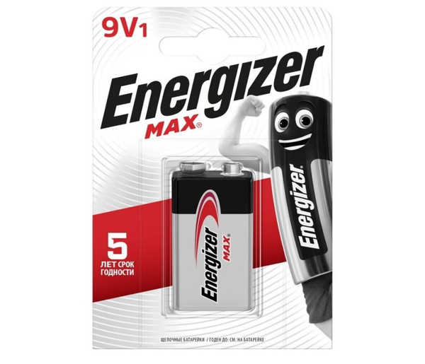 Элемент питания ENERGIZER 6LR61 MAX BL1