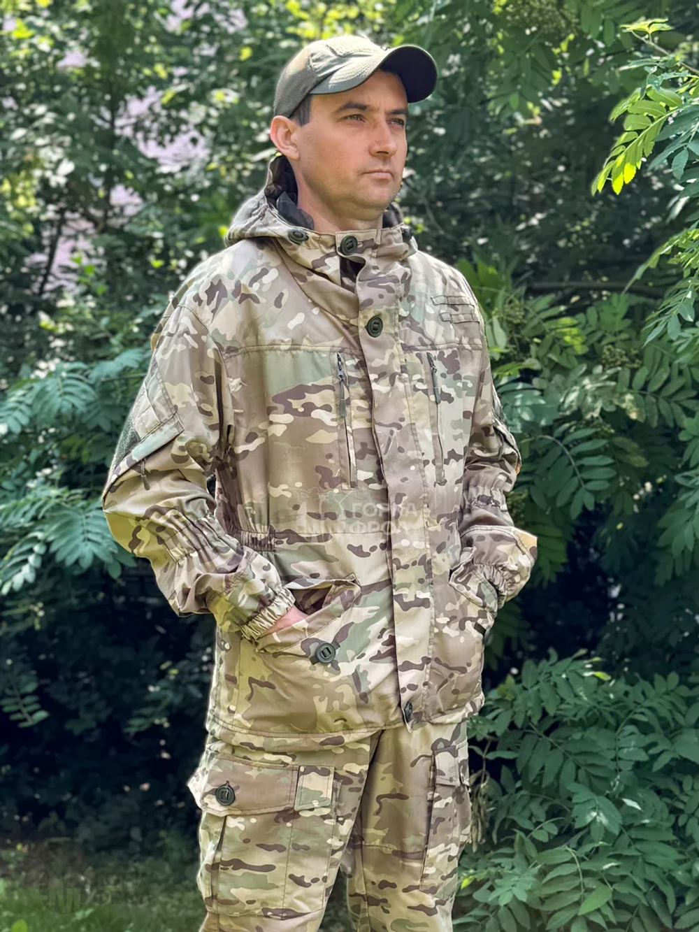 Костюм Горка 6М Grand облегчённый – Мультикам, летний, ткань Ти-Си, Беларусь