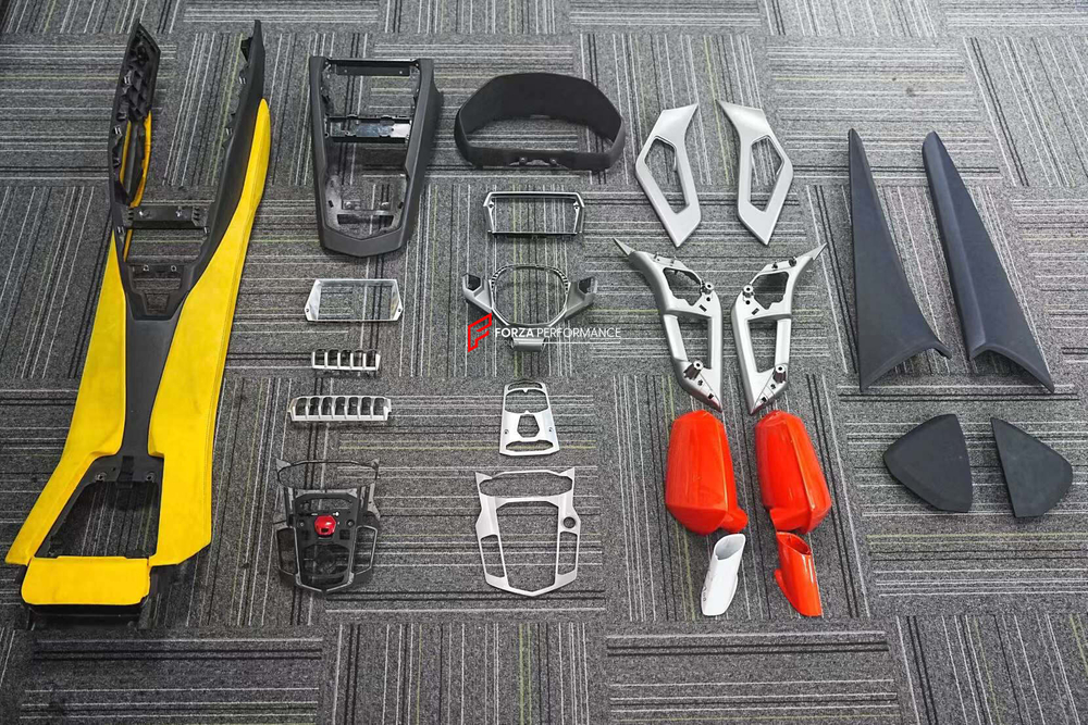 Карбоновый интерьерный комплект для Lamborghini Huracan LP580 LP610 LP640 Evo 2014+ Ламборгини Хуракан