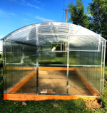 Теплица "Прямостенная 2,5" ширина 2,5 м/ шаг 1 м длинна 4м.