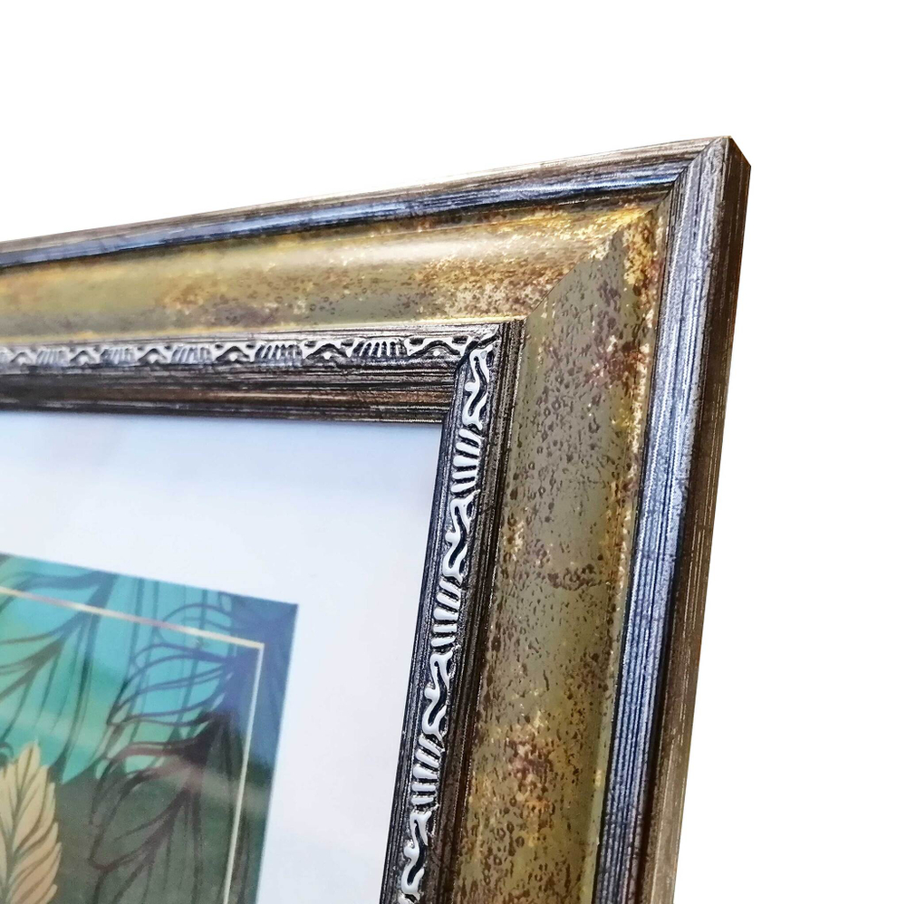 Фоторамка пластик 30х40 см Каррара нефрит