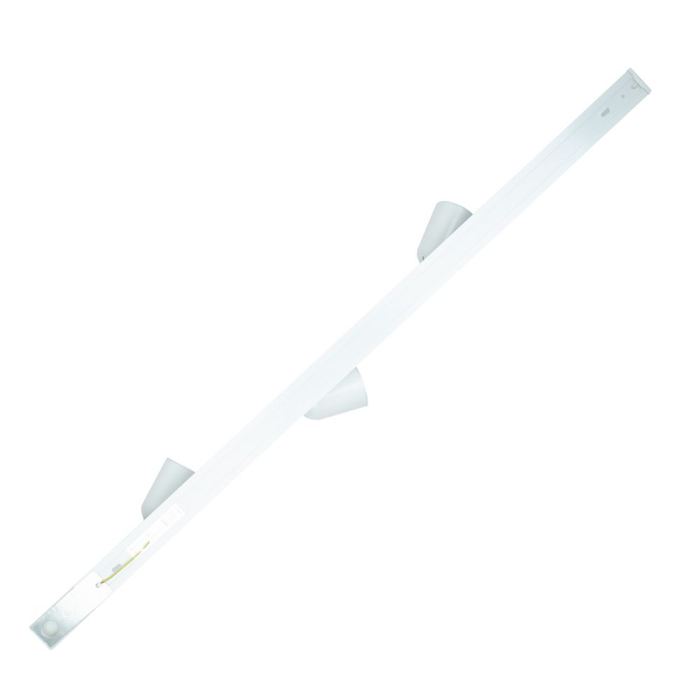 ULB-Q292 8W-4200К-K WHITE SET31 Светильник-прожектор светодиодный трековый. в составе набора из 3 штук на шинопроводе 1 м с коннектором. 1800 Лм. Белый свет 4200К. Корпус белый. ТМ Volpe