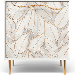 Комод Арт Стайл с 2 полками Айс Амбер