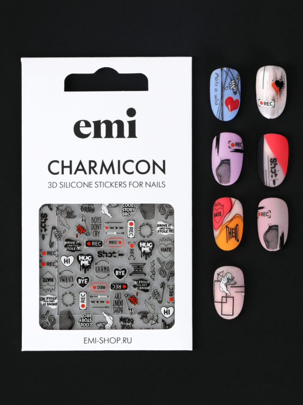 Charmicon 3D Silicone Stickers №210 Рок-н-ролл