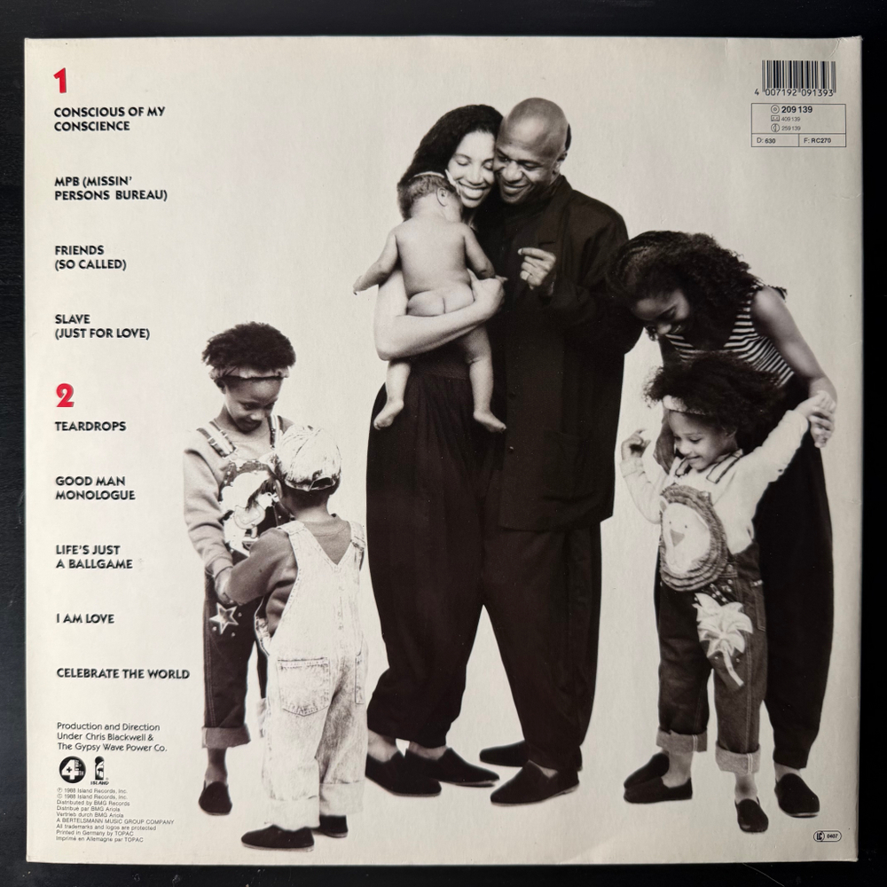 Womack & Womack ‎– Conscience (Европа 1988г.)