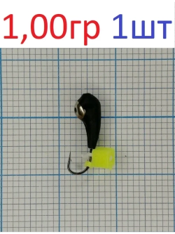 Мормышка вольфрамовая Уралка с отверстием