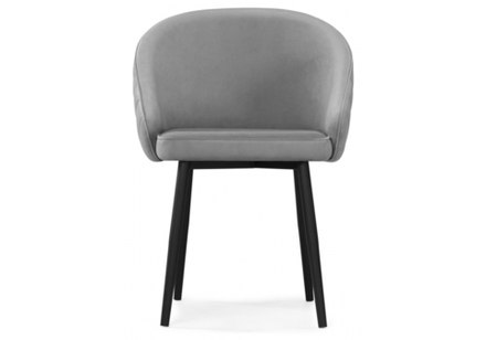 Стул на металлокаркасе Woodville Сутгайн MR-11, черный, ножки черные