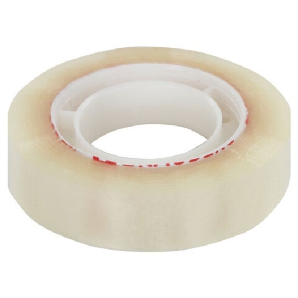 Клейкая лента 12*33, прозрачная, Brauberg