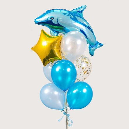 Композиция из шаров "Хочу на море"