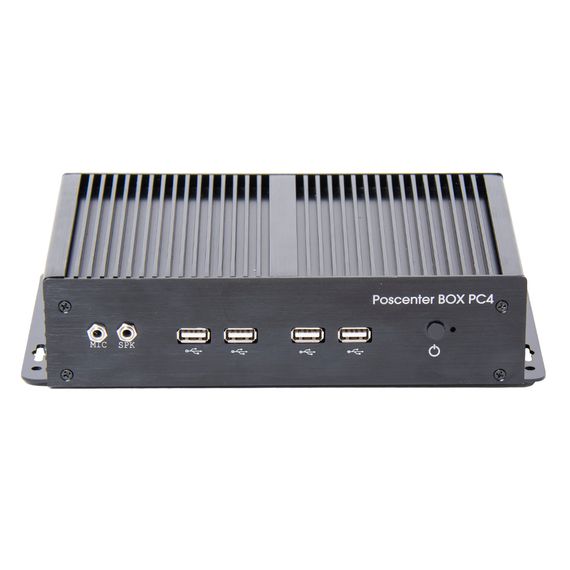 POS-компьютер POScenter BOX PC 4 (J1900, 4Gb/120, bp, VGA, HDMI, 6*RS, 8*USB) fanless, без ОС