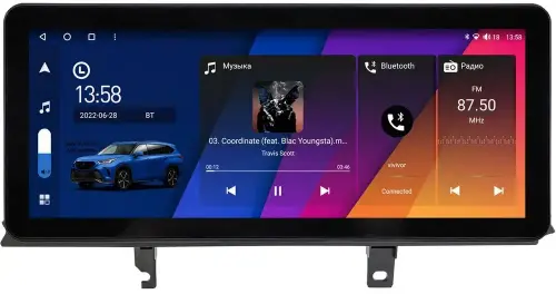 Магнитола для BMW 3-серия F30 2011-2020 - Canbox H-Line 3013 монитор 12.3" QLED в стиле Audi на Android 10, Быстрая, ТОП-процессор, CarPlay, 4G SIM-слот