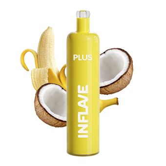 INFLAVE PLUS Банан с кокосом -  Banana with coconut