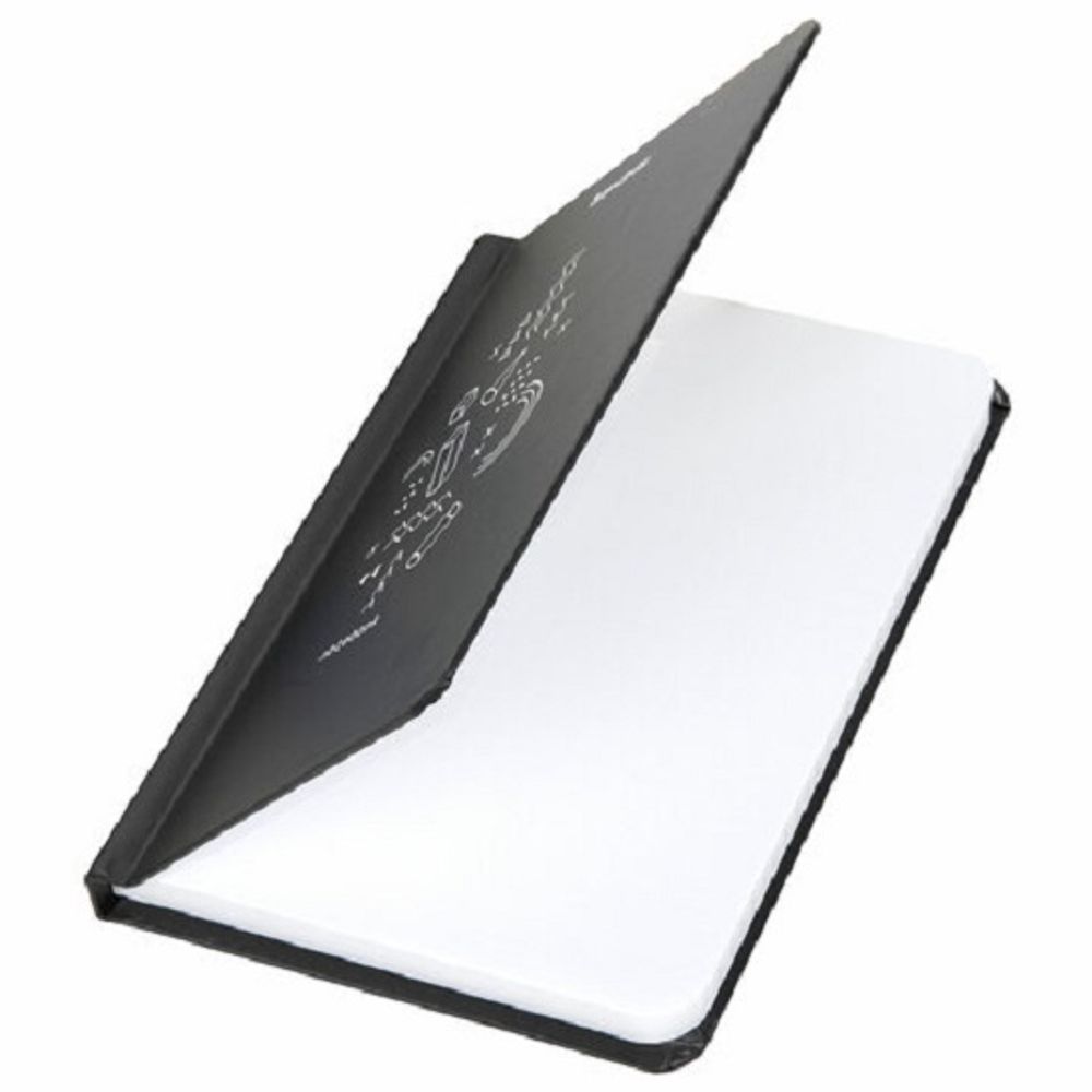 Записная книжка А6, 96л, обл. картон., Brauberg Elements, черный, на резинке