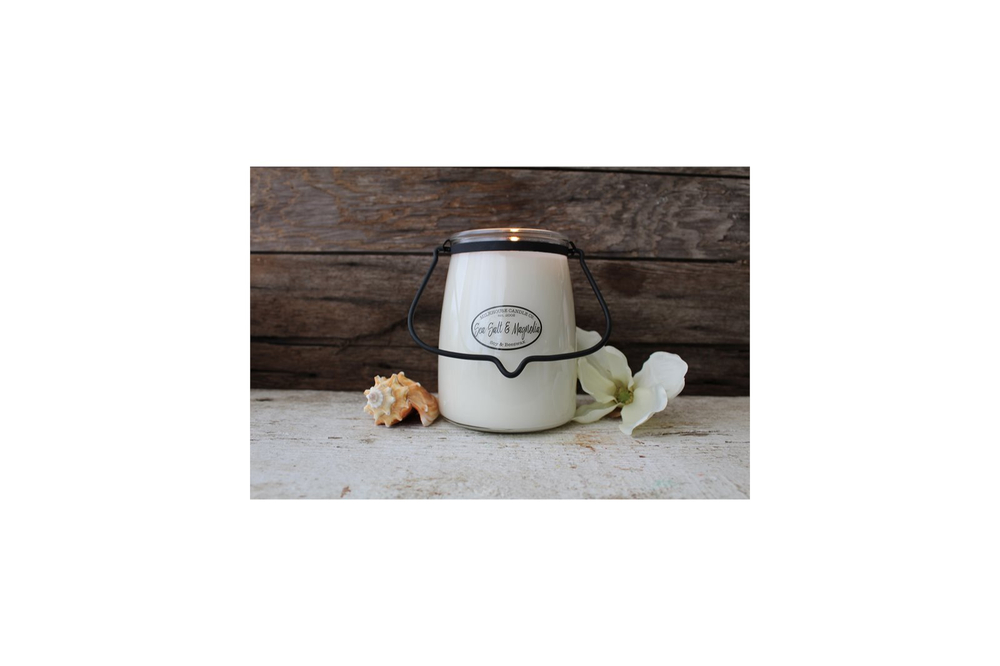 Milkhouse Candle Co. Creamery Sea Salt & Magnolia - Ароматическая свеча Butter Jar /   624  g  / GTIN 849564005447