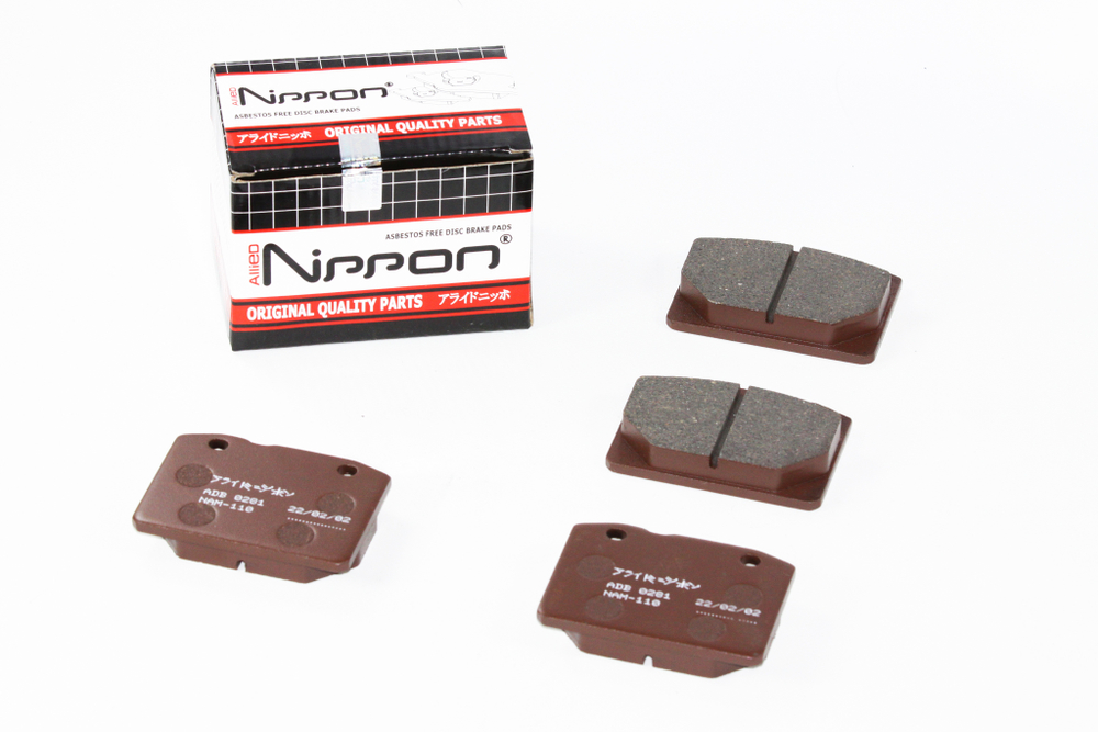 Колодка дискового тормоза а/мВАЗ 2101-2107 передняя (к-т 4 шт.) (кат. 2101-3501080) NIPPON