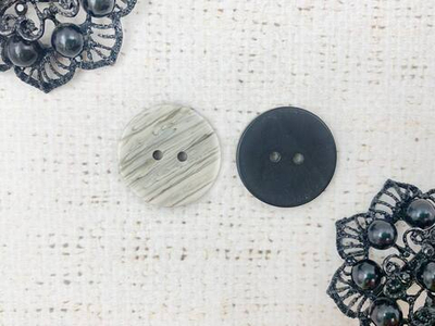 Пуговицы, d 2,5 см, серо-бежевый