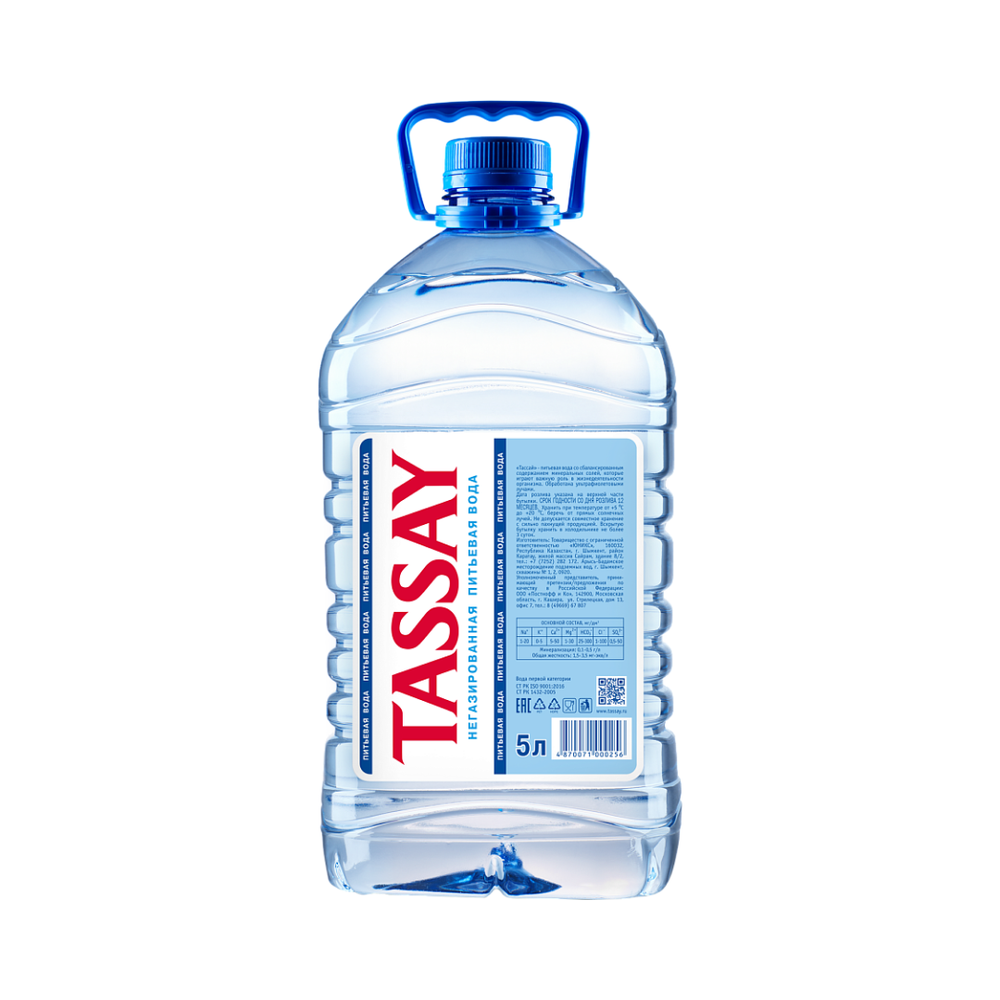 БОНУС Минеральная вода Tassay 5 л