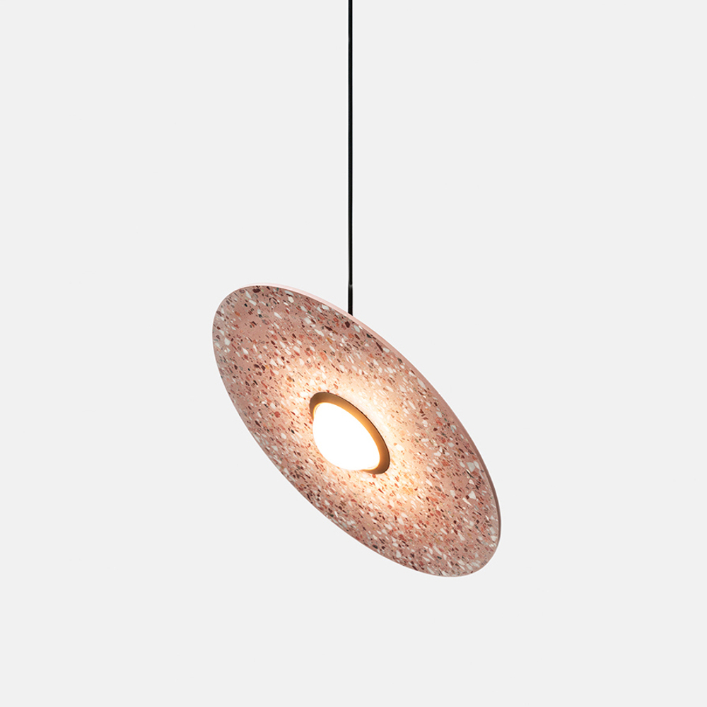 Pendant design lamp  О2 by Bentu Design (Pink)