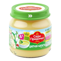 Пюре Сады Придонья Цветная капуста с 4 мес 80 г
