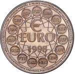 France, ECU Europa Commemorative Coin, 1998
