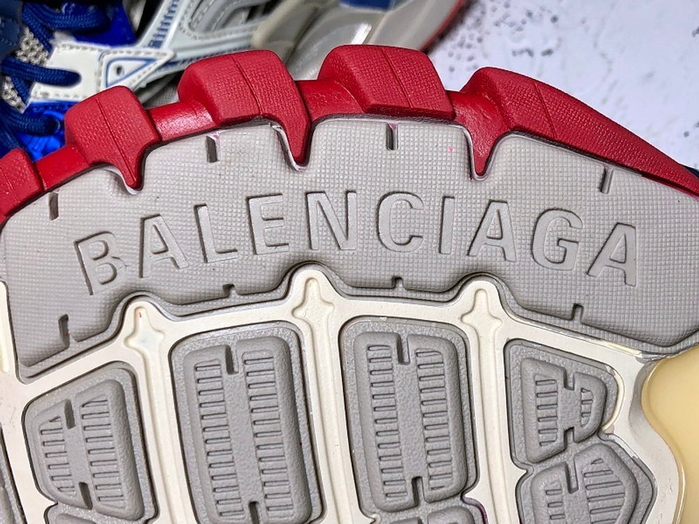 Balenciaga Track.2 Beige Blue Red