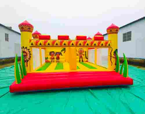 Надувной коммерческий батут "Индейцы", 6*5*2,5 м