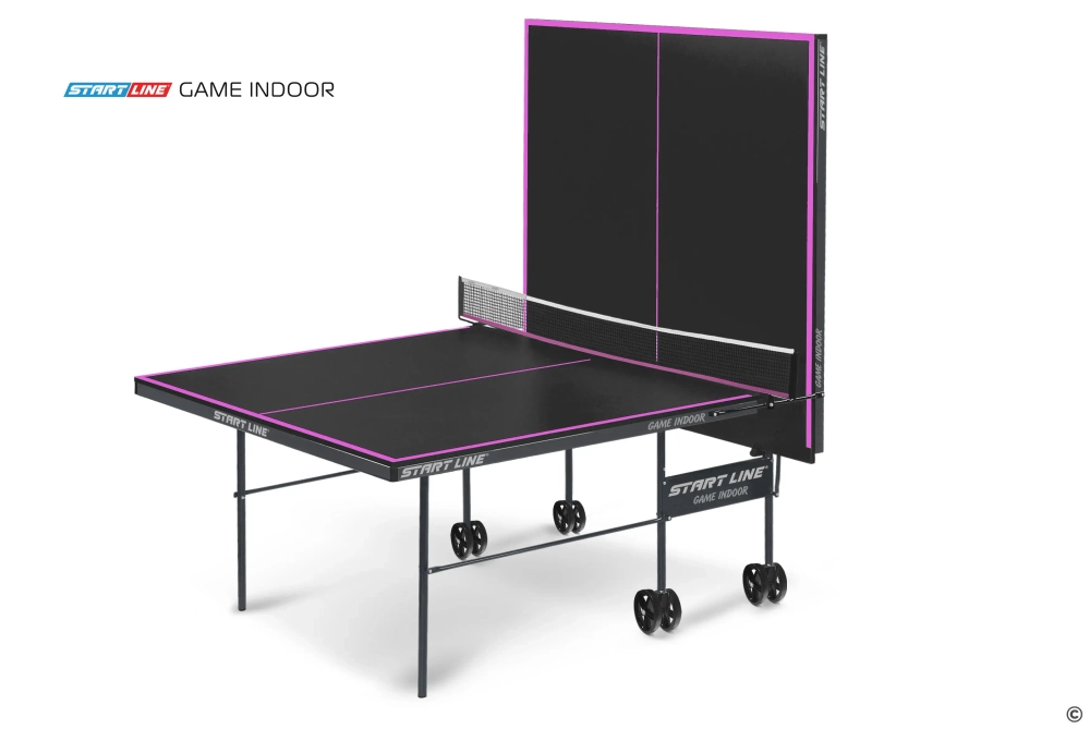 Стол теннисный Start line Game Indoor Black с сеткой