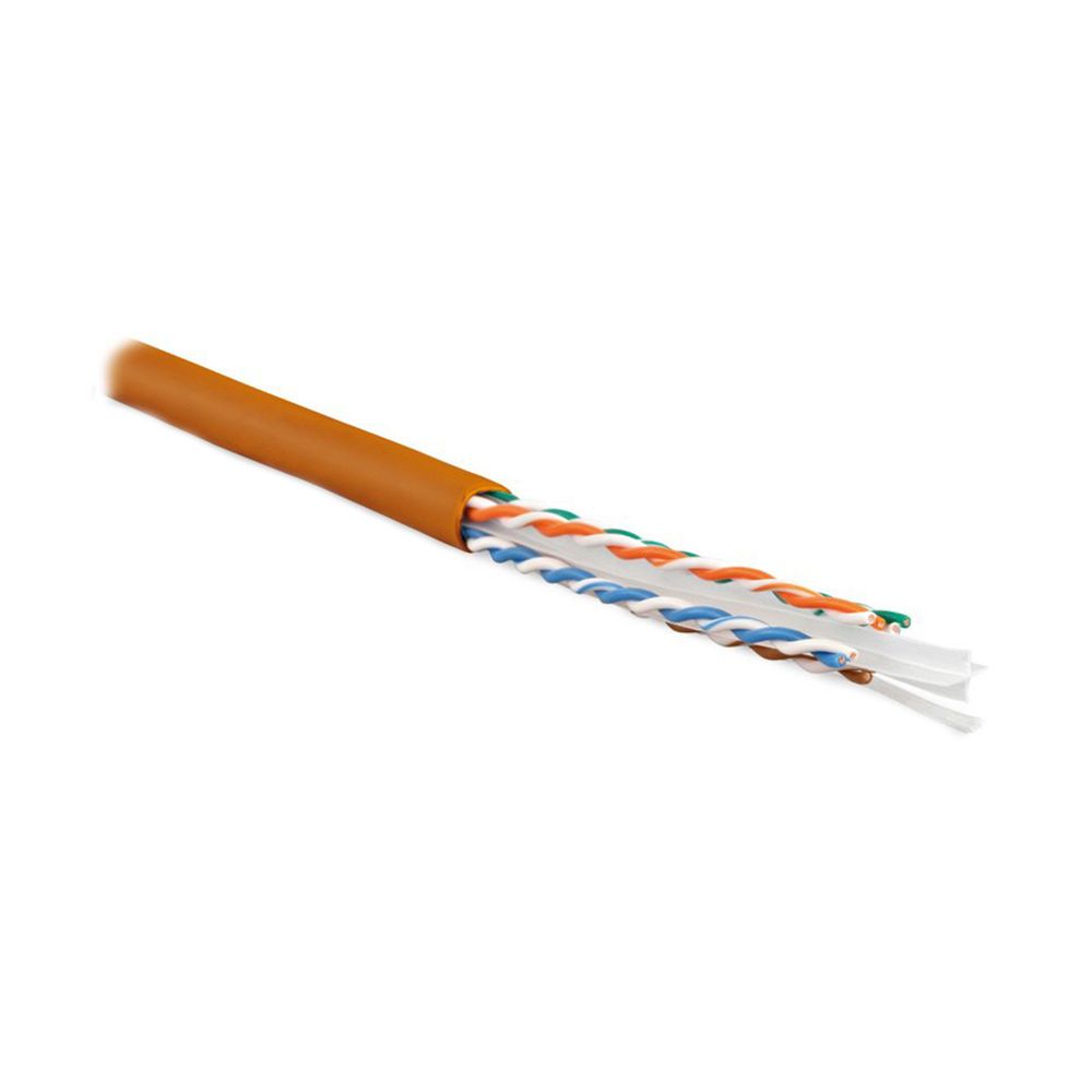 UUTP4-C6-S23-IN-LSZH-OR-305 U/UTP кат.6, 4 пары, 0,55 LSZH нг(А)-HF кабель витая пара Hyperline